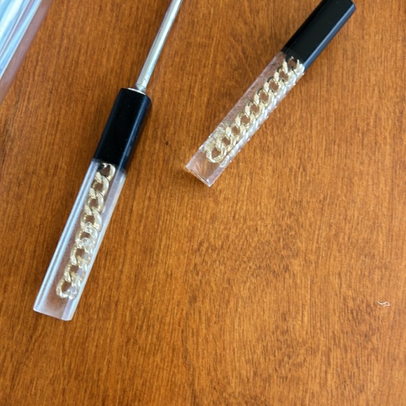 Atomic Lucite barware and stirs and pewter cup - Picture 3 of 7